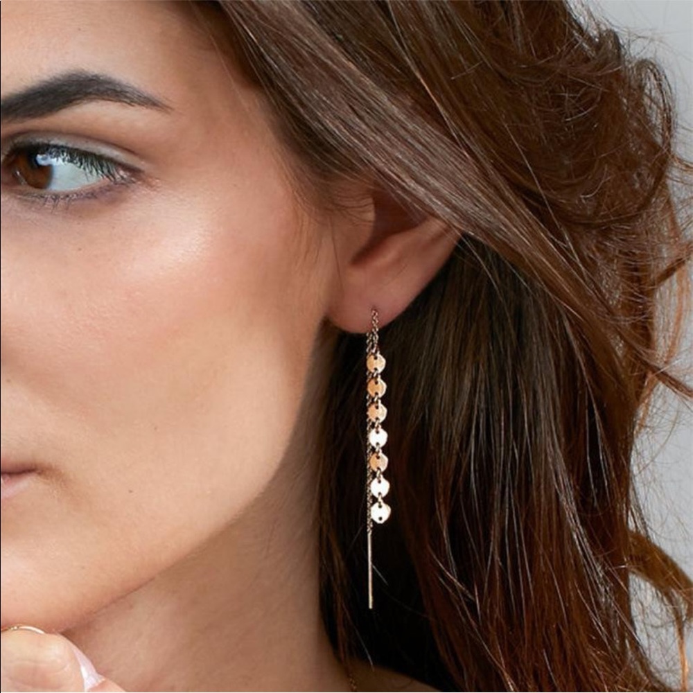 • Hollis • Boho Sequin Tassel Earrings - Picture 1 of 4